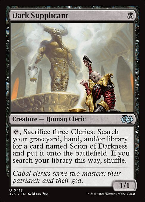 Dark Supplicant - Foundations Jumpstart (j25) #418