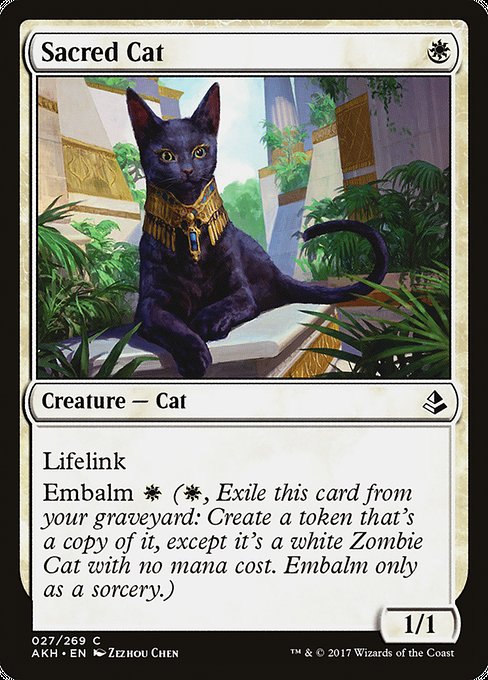 Sacred Cat - Amonkhet (AKH) #27
