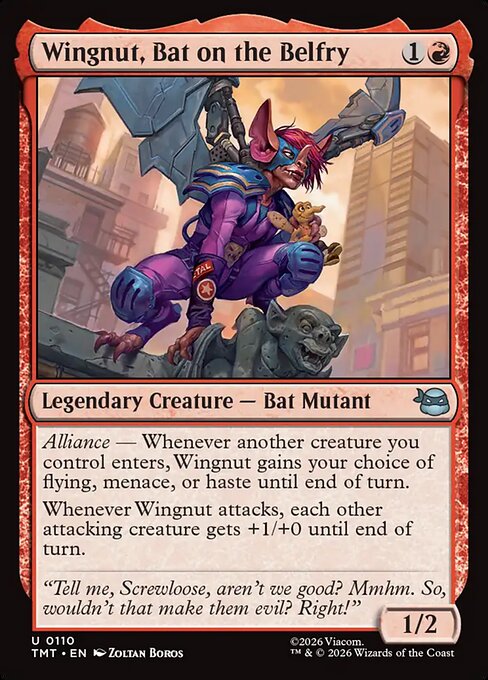 Wingnut, Bat on the Belfry - Teenage Mutant Ninja Turtles () #110