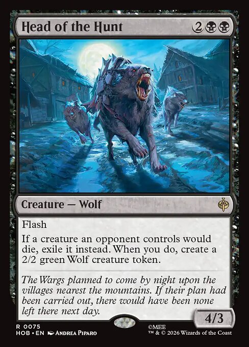 Head of the Hunt - The Hobbit (hob) #75 [Foil] [Foil]