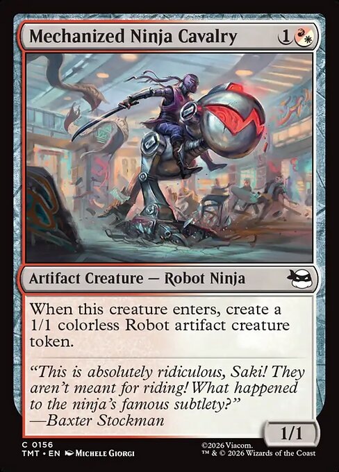 Mechanized Ninja Cavalry - Teenage Mutant Ninja Turtles () #156