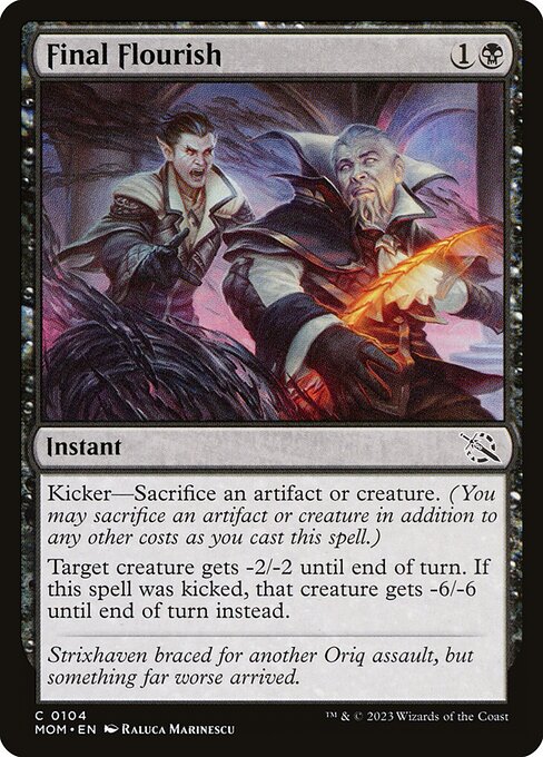 Final Flourish - March of the Machine (MOM) #104 [Foil] [Foil]