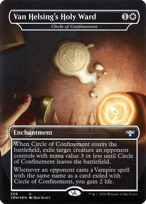 Circle of Confinement - Innistrad: Crimson Vow () #329 [Foil] [Foil]