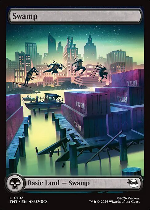Swamp - Teenage Mutant Ninja Turtles (TMT) #193 [Foil] [Foil]