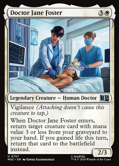 Doctor Jane Foster - Marvel Super Heroes Commander () #757