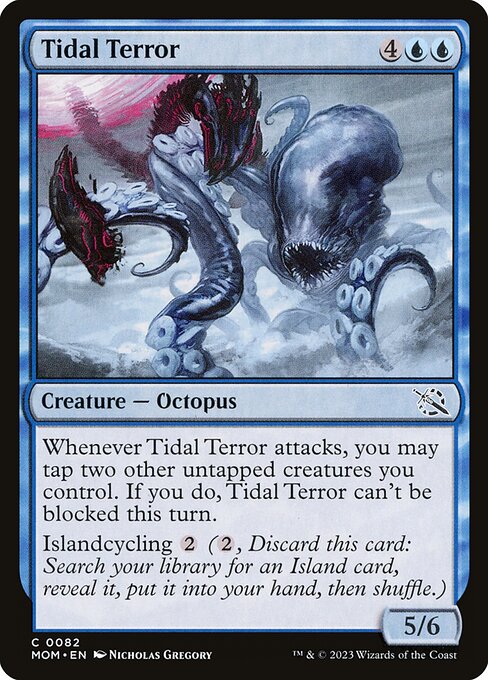 Tidal Terror - March of the Machine (MOM) #82 [Foil] [Foil]