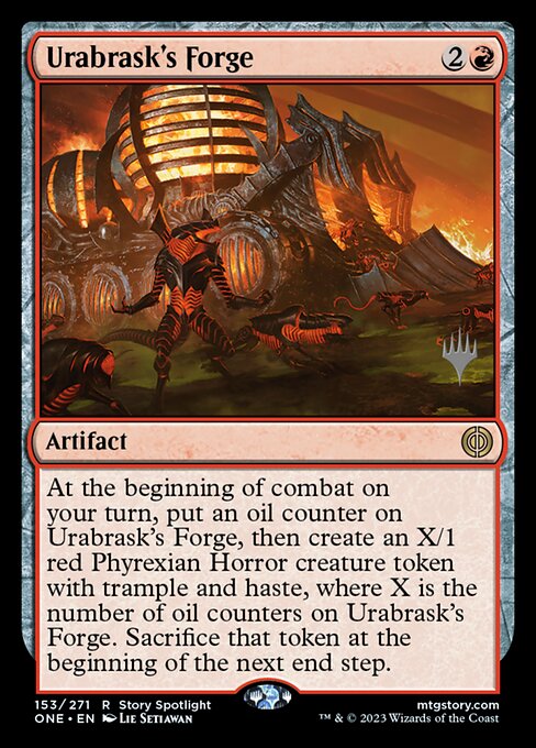 Urabrask's Forge - Phyrexia: All Will Be One Promos (PONE) #153p