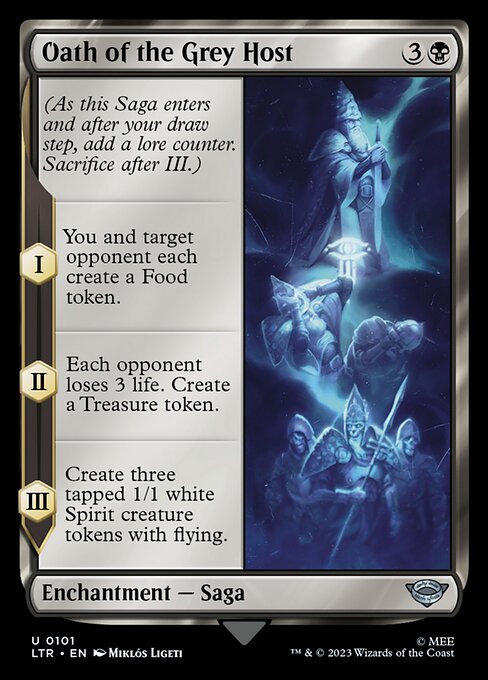 Oath of the Grey Host - The Lord of the Rings: Tales of Middle-earth (ltr) #101 [Foil] [Foil]