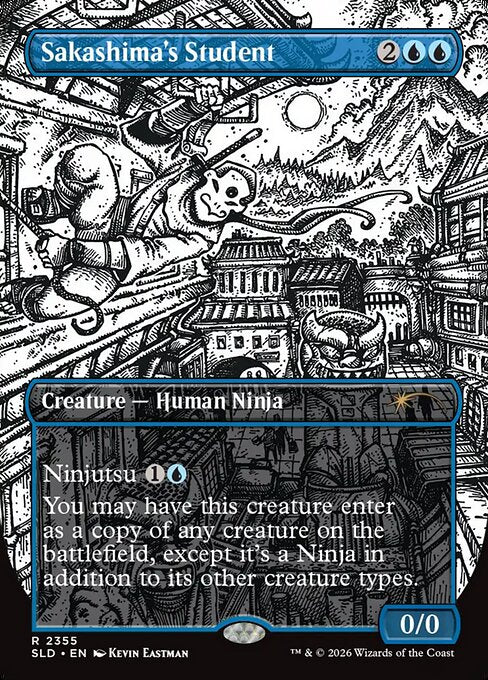 Sakashima's Student - Secret Lair Drop () #2355 [Foil] [Foil]