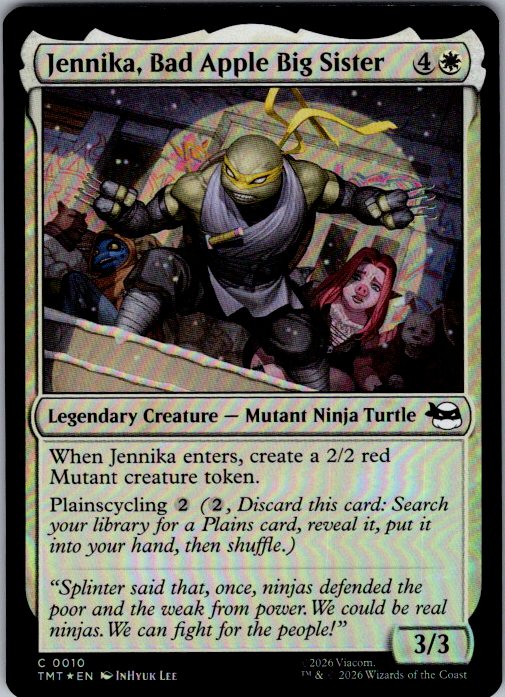 Jennika, Bad Apple Big Sister [Foil] - Teenage Mutant Ninja Turtles (TMT) #10 [Foil]