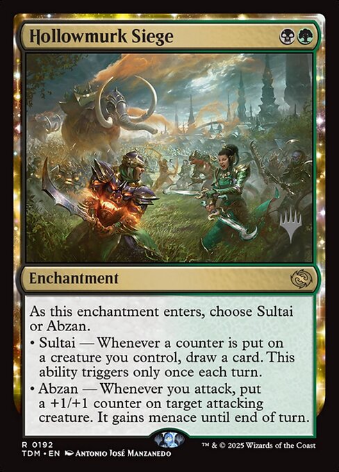 Hollowmurk Siege - Tarkir: Dragonstorm Promos (PTDM) #192p