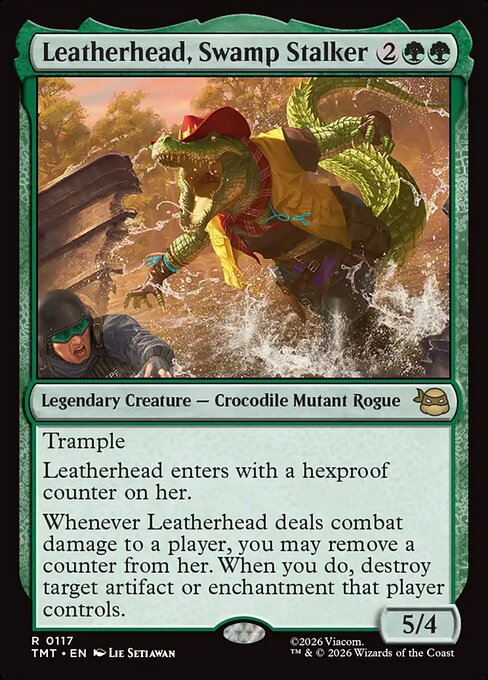 Leatherhead, Swamp Stalker - Teenage Mutant Ninja Turtles () #117 [Foil] [Foil]