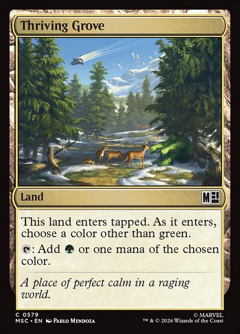 Thriving Grove - Marvel Super Heroes Commander () #579