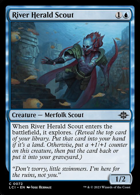 River Herald Scout - The Lost Caverns of Ixalan (lci) #72