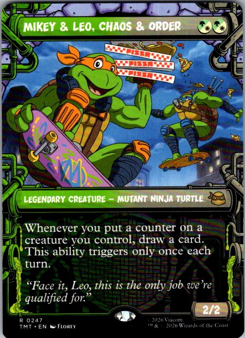 Mikey & Leo, Chaos & Order - Teenage Mutant Ninja Turtles (TMT) #247