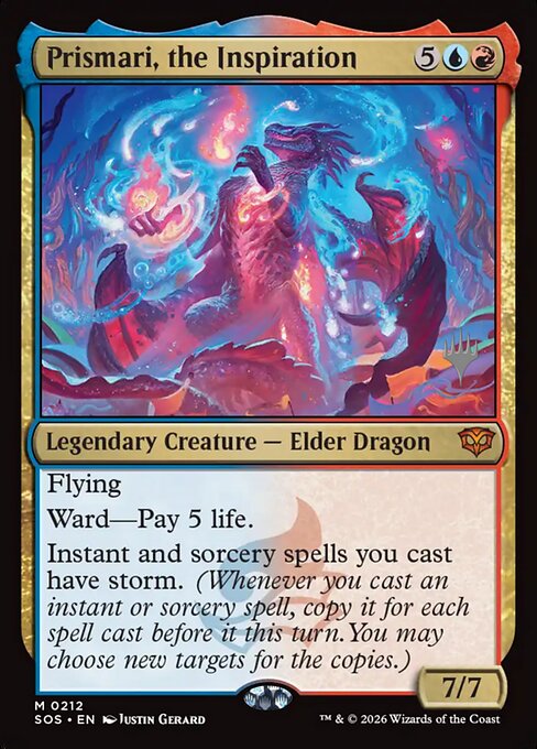 Prismari, the Inspiration - Secrets of Strixhaven Promos (PSOS) #212p