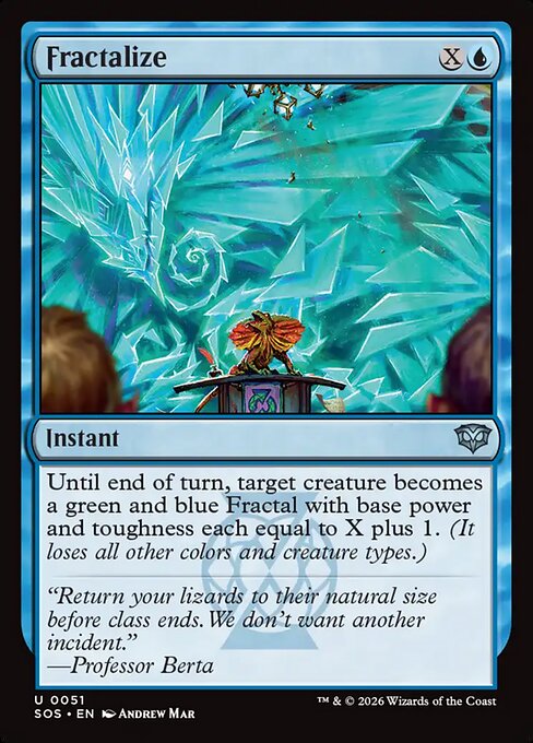Fractalize - Secrets of Strixhaven () #51 [Foil] [Foil]