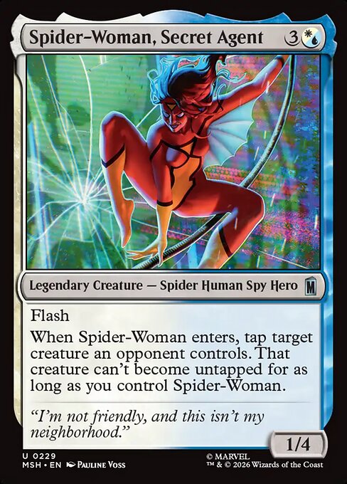 Spider-Woman, Secret Agent - Marvel Super Heroes () #229 [Foil] [Foil]
