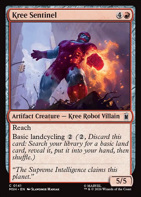 Kree Sentinel - Marvel Super Heroes () #141