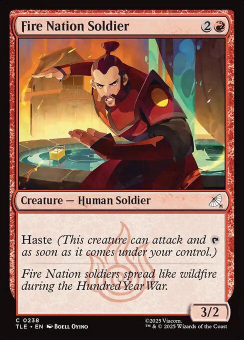 Fire Nation Soldier - Avatar: The Last Airbender Eternal (TLE) #238 [Foil] [Foil]