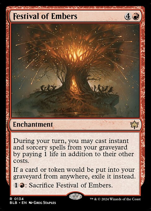 Festival of Embers - Bloomburrow (BLB) #134