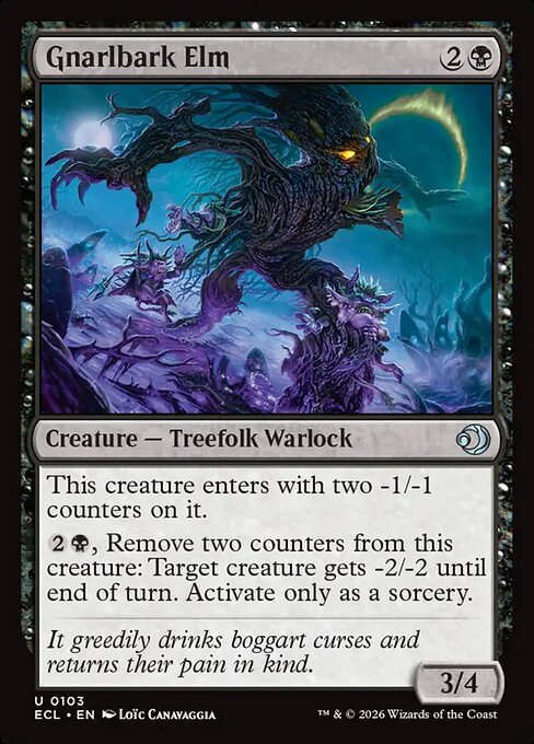Gnarlbark Elm - Lorwyn Eclipsed (ecl) #103