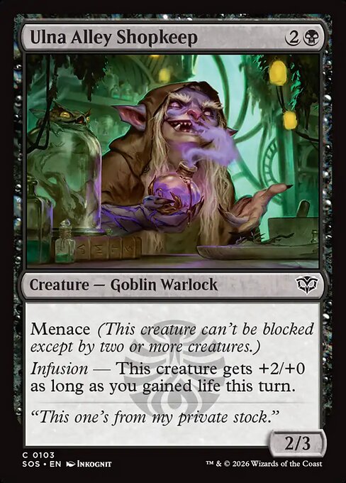 Ulna Alley Shopkeep - Secrets of Strixhaven () #103 [Foil] [Foil]