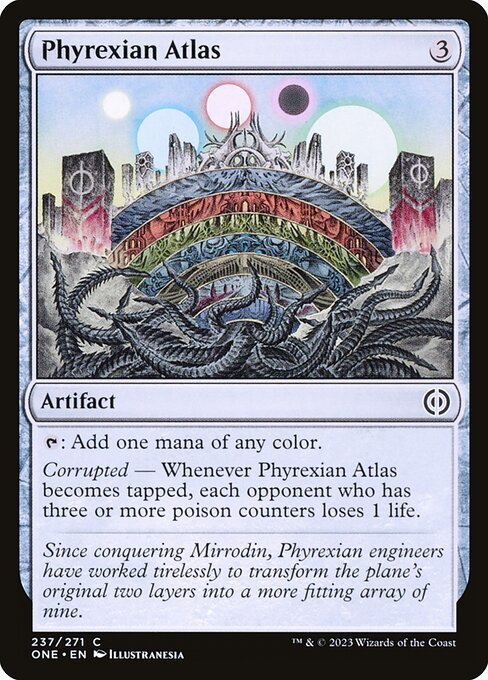 Phyrexian Atlas - Phyrexia: All Will Be One () #237