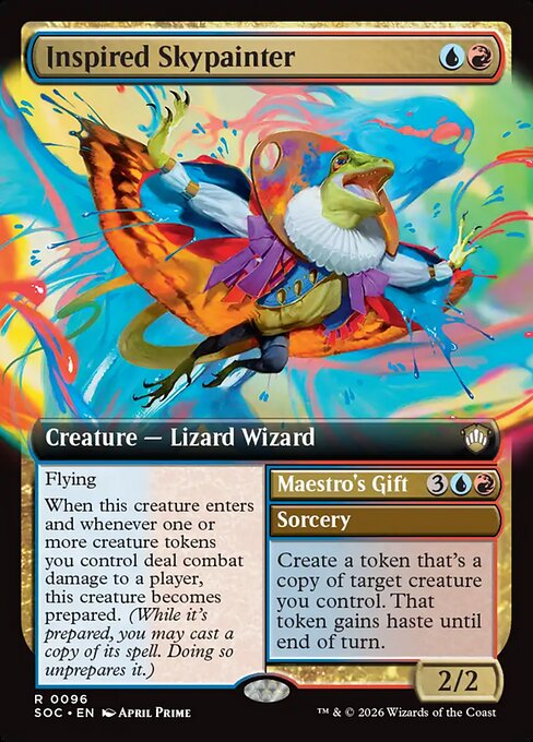 Inspired Skypainter // Maestro's Gift - Secrets of Strixhaven Commander () #96