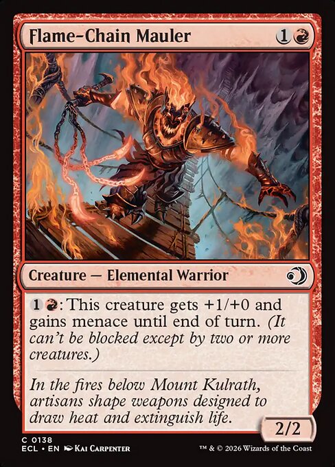 Flame-Chain Mauler - Lorwyn Eclipsed (ecl) #138
