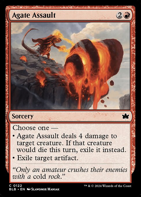 Agate Assault - Bloomburrow () #122