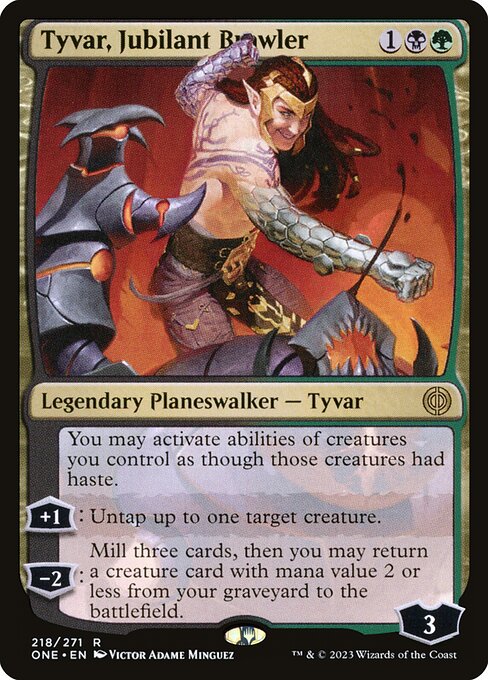 Tyvar, Jubilant Brawler - Phyrexia: All Will Be One (ONE) #218