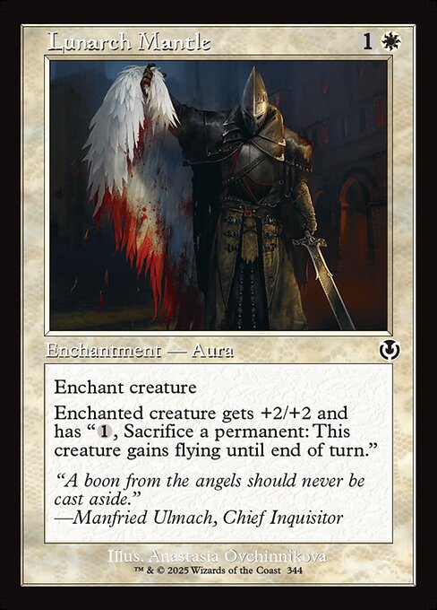 Lunarch Mantle - Innistrad Remastered (inr) #344 [Foil] [Foil]