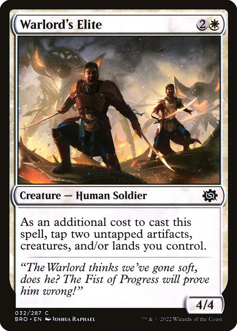 Warlord's Elite - The Brothers' War () #32