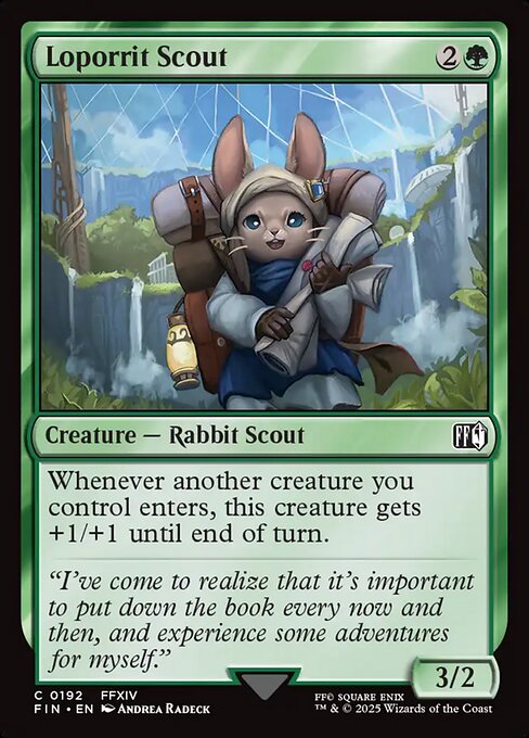 Loporrit Scout - Final Fantasy (FIN) #192 [Foil] [Foil]