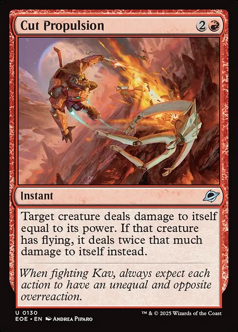 Cut Propulsion - Edge of Eternities (eoe) #130