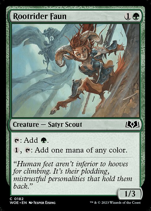 Rootrider Faun - Wilds of Eldraine () #182