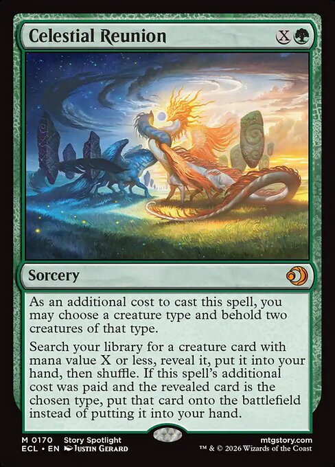 Celestial Reunion - Lorwyn Eclipsed (ecl) #170