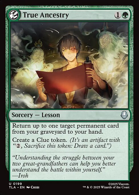 True Ancestry - Avatar: The Last Airbender (TLA) #199 [Foil] [Foil]