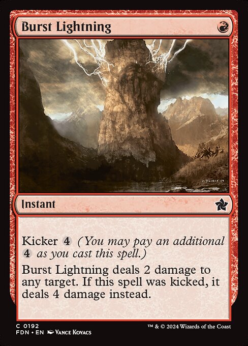 Burst Lightning - Foundations (FDN) #192