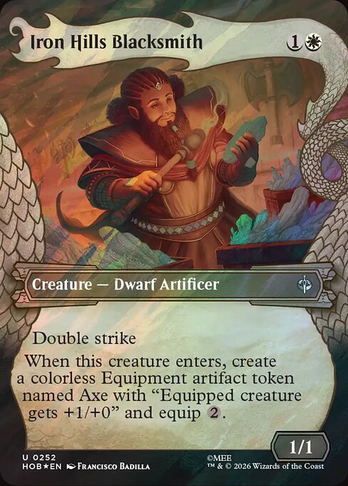 Iron Hills Blacksmith - The Hobbit (HOB) #252 [Foil] [Foil]