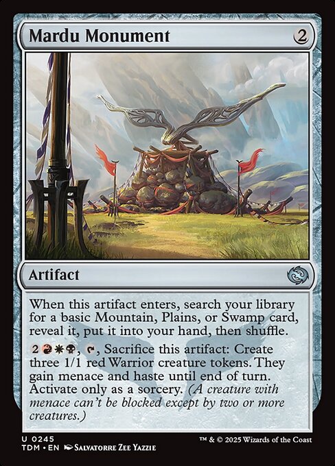 Mardu Monument - Tarkir: Dragonstorm () #245