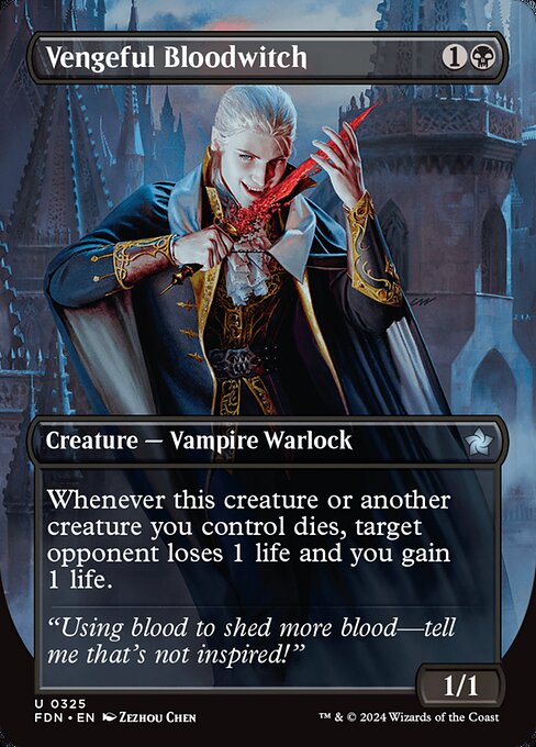 Vengeful Bloodwitch - Foundations () #325