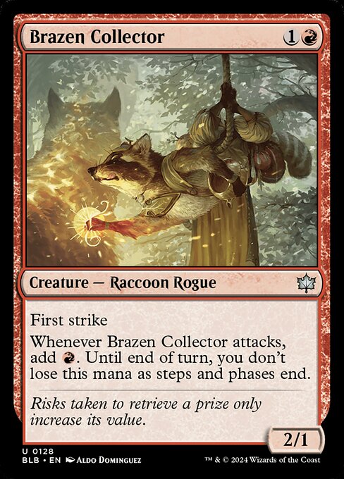 Brazen Collector - Bloomburrow (BLB) #128 [Foil]