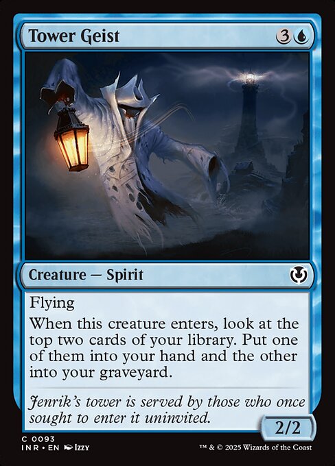 Tower Geist - Innistrad Remastered (inr) #93 [Foil] [Foil]