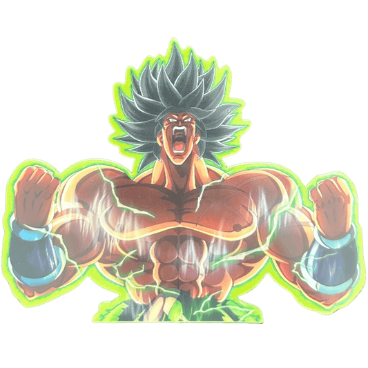 Broly Anime 3D Sticker
