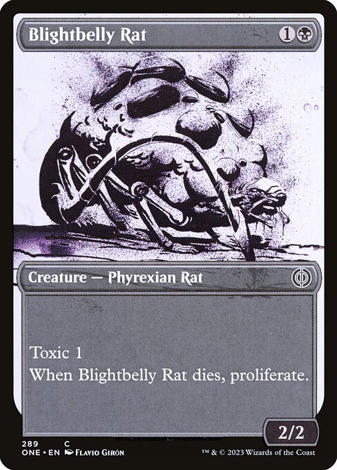 Blightbelly Rat - Phyrexia: All Will Be One () #289