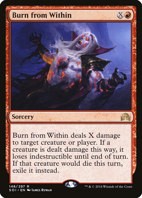 Burn from Within - Shadows over Innistrad (SOI) #148