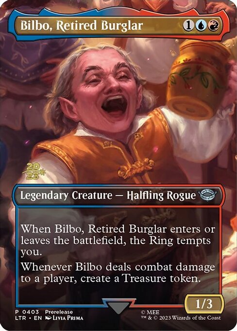 Bilbo, Retired Burglar - Tales of Middle-earth Promos (PLTR) #403s [Foil] [Foil]