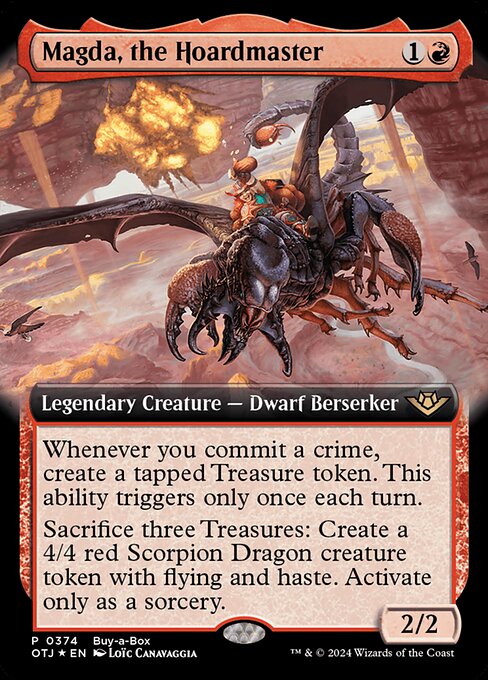 Magda, the Hoardmaster - Outlaws of Thunder Junction (OTJ) #374 [Foil] [Foil]